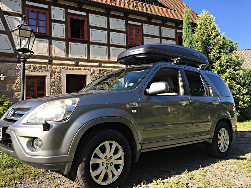 Dachbox 530 Liter auf einem Honda CR-V bei uns in Neustadt